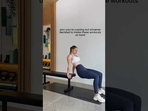 pov: you’re cussing out whoever made this workout so hard #shorts