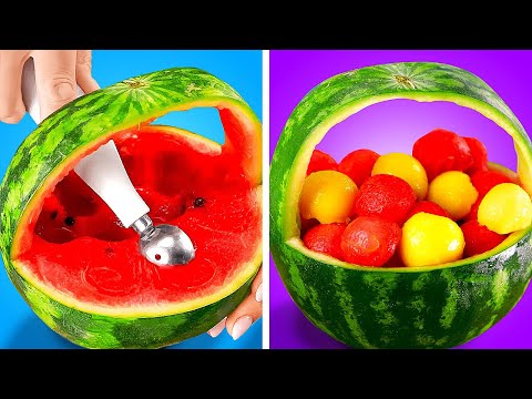 Cut and peel Favourite Fruits and vegetables easily