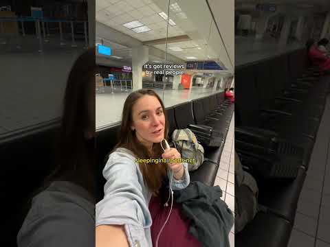 sleeping at the airport tips! 🥹✈️ #airport