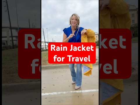 Best Rain Jacket for Travel in the Spring, Summer or Fall
