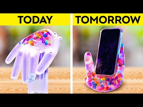 Epoxy Resin VS Clay. Stunning crafts that look like masterpiece
