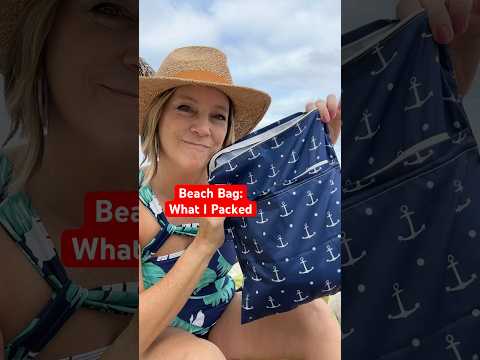 Beach Bag: What I Packed #travel #beachbag