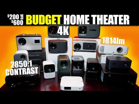 $200-600 Budget Home Theater Projectors? Surprisingly GOOD!