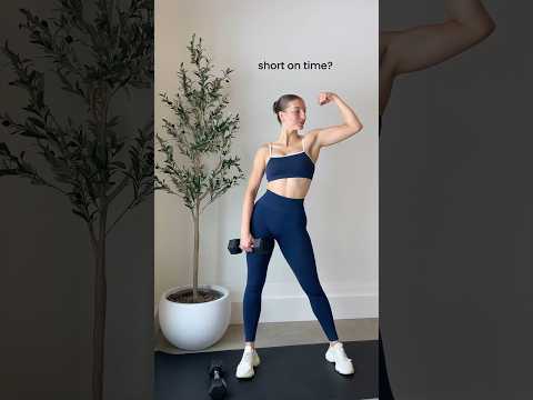 Short on time? Try this upper body workout! #shorts