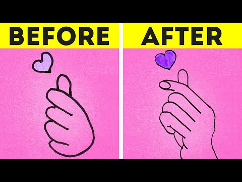 Smart Drawing Hacks, Awesome Art Ideas And Cool Painting Techniques