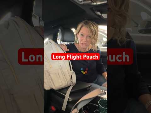 Long Flight Pouch for Airplane Seat #longflight