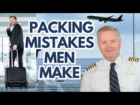 Tips for Men: How to Pack in a Carry-On for Business (Airline Pilot Packing Tips and Tricks)