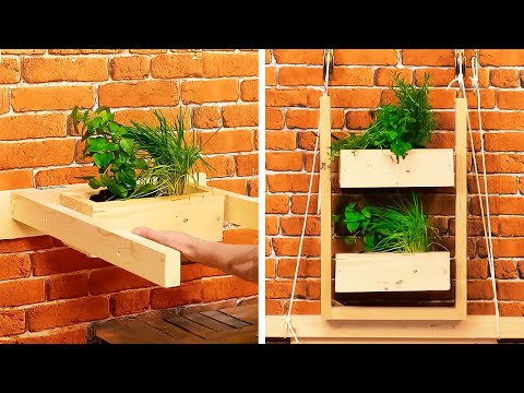 Vertical garden projects. How to save Space and Grow plants