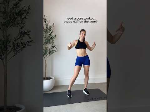 need a core workout NOT on the floor? #shorts