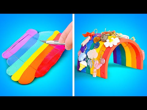 Epoxy Resin VS Polymer Clay tutorials. Jewelry, accessories and different DIY's