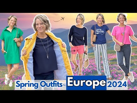 Vacation Outfits for Europe This Spring 2024 (10 Days)