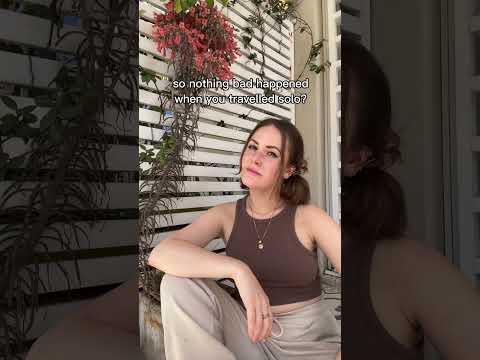 the dangers of solo female travel 👀 #solofemaletravel #travelshorts