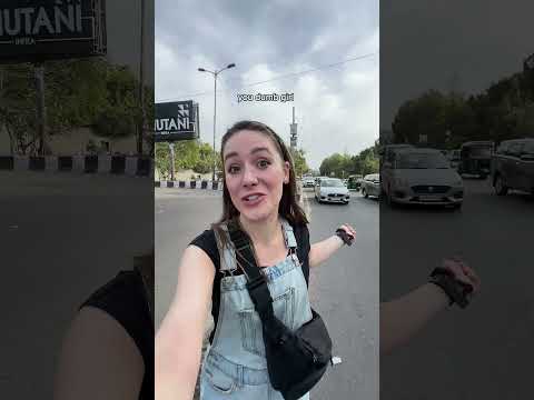 how to cross a road in India 😂 #indiatravel