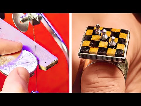 Transform old Things into Cute Rings. Mesmerising jewelry process making