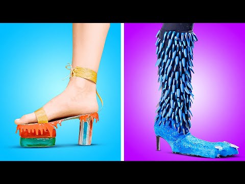 Crazy shoes ideas you've never seen. Shoes hacks for everyday use