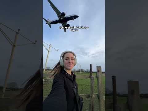 best plane spotting in London! ✈️ #planespotting #london