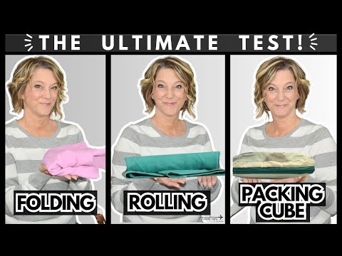 Which is Best? Folding vs Rolling vs Packing Cubes! The Ultimate Test