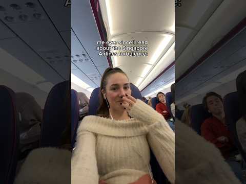 anyone else flying like this now? 😬 ✈️ #travelshorts #turbulence #flights