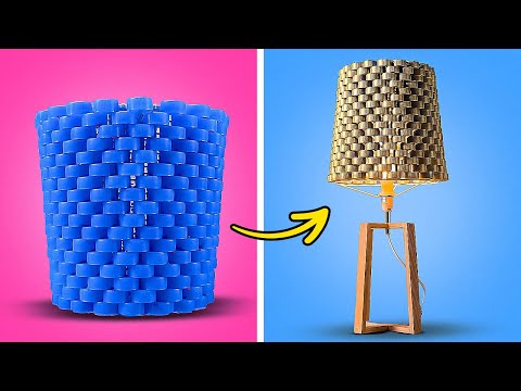 From Trash to Functional things. How to Recycle and Create unique Decor for Home