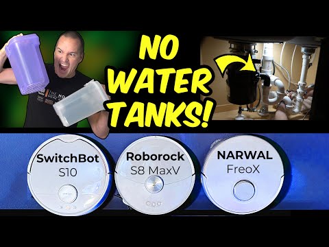 Dirty Mop Water STINKS!  Never worry about water tanks again with these Auto Fill and Drain Docks!