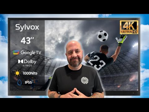 NEW! The Sylvox 43" Outdoor TV Deck Pro QLED 2.0 Unboxing and Review