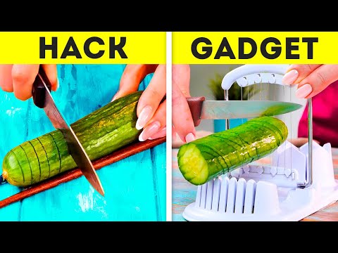 Kitchen hacks and gadgets to cut & peel food