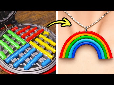 Jewelry Crafts With Resin, Clay And 3D Pen