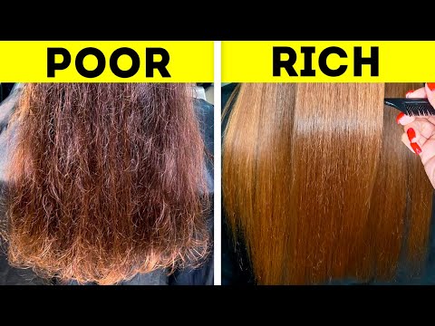 Rich VS Poor. Hair And Beauty Hacks
