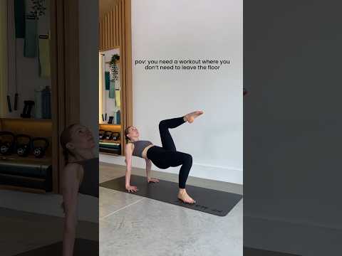 pov: you found a workout where you don’t need to leave the floor #fitness