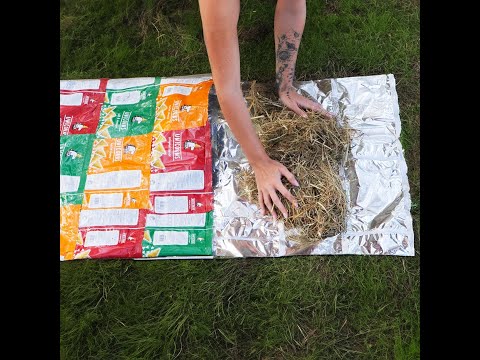 Creating a giant chip pack sleeping bag 😴