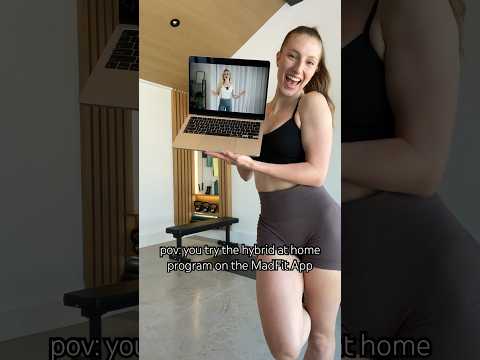 pov: you try the new program on the MadFit App! #shorts