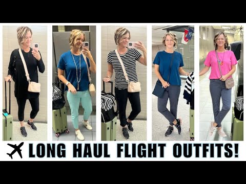 Travel Outfits for a Long Flight That Are Actually Comfortable!