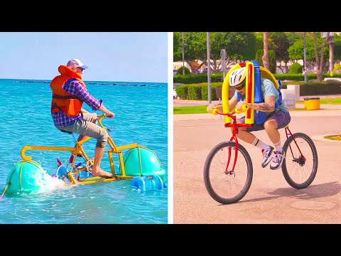 On land and on water! Crazy inventions and Ultra cars. How to turn Trash into unbelievable machines!