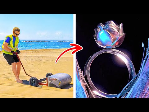 Beautiful Rings you can made with Beach rubbish