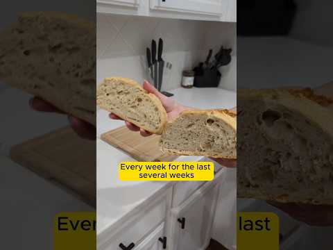 Homemade artisan bread 🤤 delicious, cheaper, and healthier!