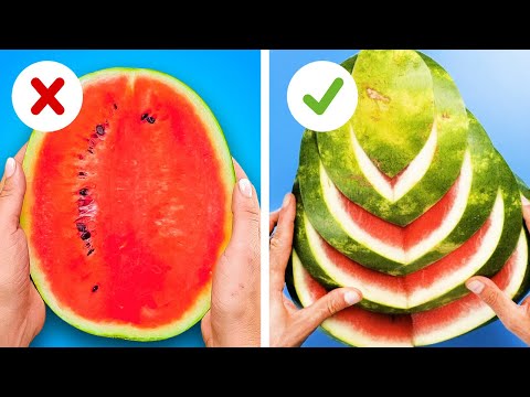 Smart Hacks And Tricks To Cut & Peel Fruits & Vegetables