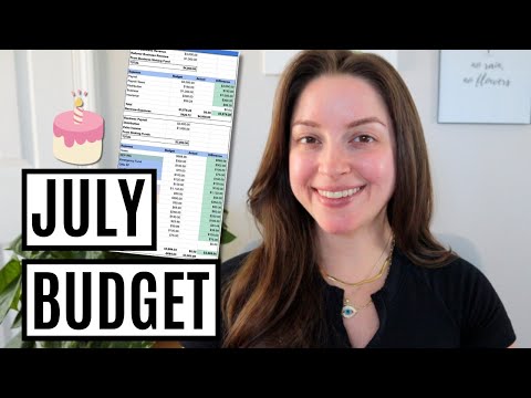 July 2024 Budget | Birthday Month, SEP IRA