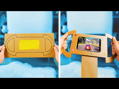 New Cardboard crafts for the whole Family