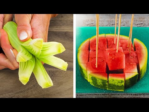 Simple Tips & Tricks For Peeling And Cutting Vegetables And Fruits