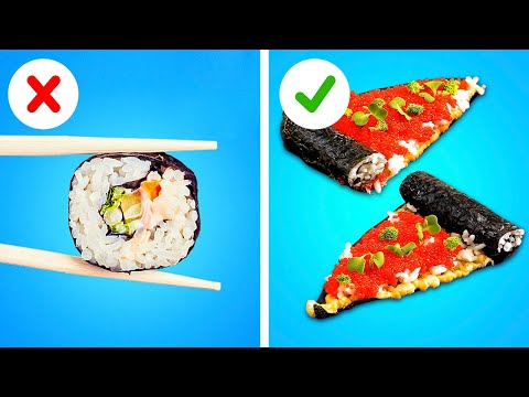 Mouth-Watering Sushi Roll Recipes And Kitchen Hacks