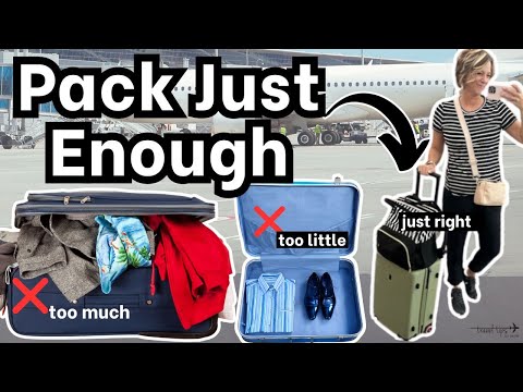 Travel Tips for Packing Enough so You Do Not Overpack (Carry-On Only)