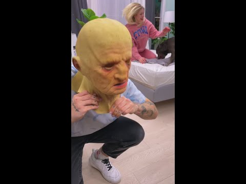 My girlfriend did not see this one coming 😂 Prank time! #shorts