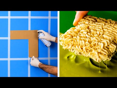 Low-budget wall painting ideas and repair hacks