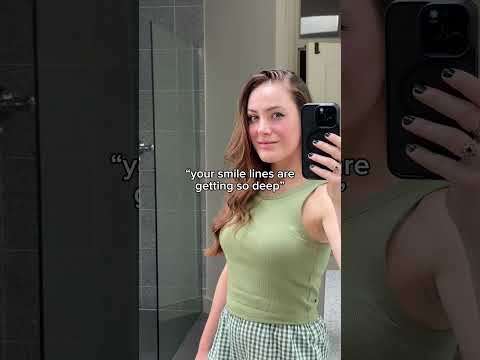 smile lines? 🙃 #skinpositivity #smilelines