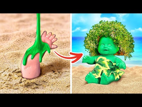 When Your Baby Doll Embraces Mother Nature 🌿👶 #shorts