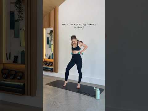 need LOW IMPACT but HIGH INTENSITY? Try this! #shorts