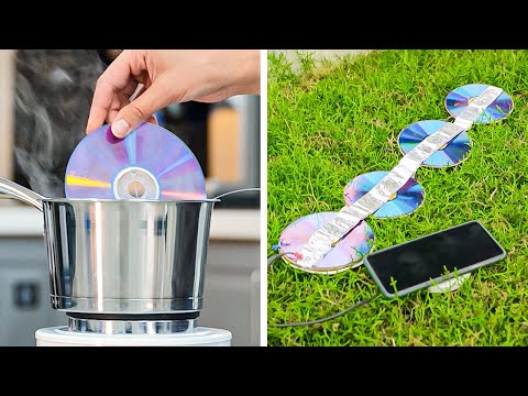 Solar phone charger, Seaplane, Grow machine. Crazy DIY inventions