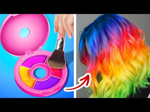 Cool hair dyeing hacks and beauty tricks