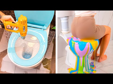 Fabulous Toilet Upgrade And Bathroom Hacks