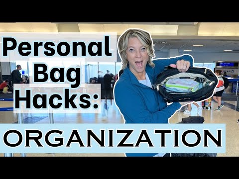 11 Travel Organization Hacks for your Personal Item Bag for a Flight